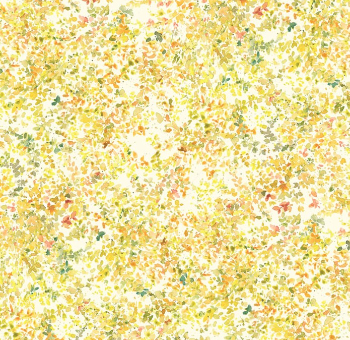 Blooming Memories Petals Yellow by Hina Mirza for Figo Fabrics