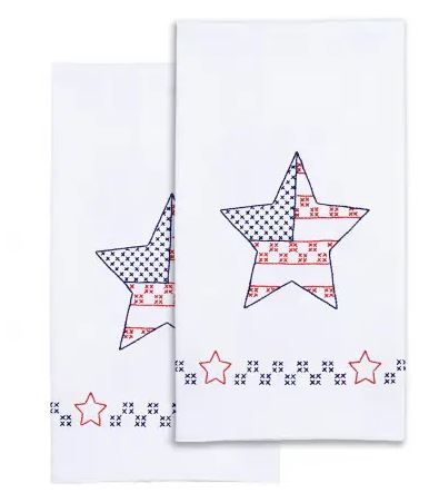 Independence Day Decorative Towels by Jack Dempsey