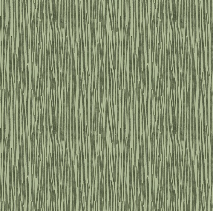 Blooming Memories Stripes Green by Hina Mirza for Figo Fabrics