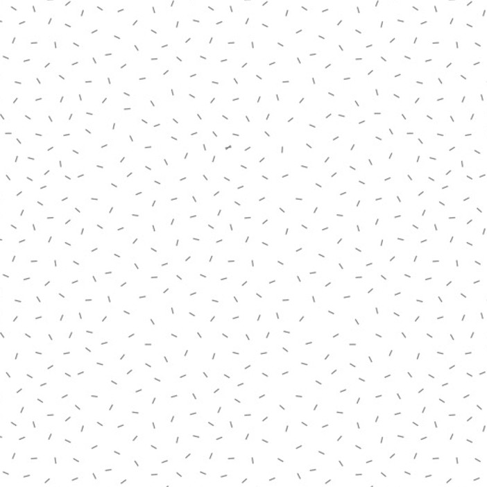 Dovetail Dashes White Gray by Ghazal Razavi for Figo Fabrics