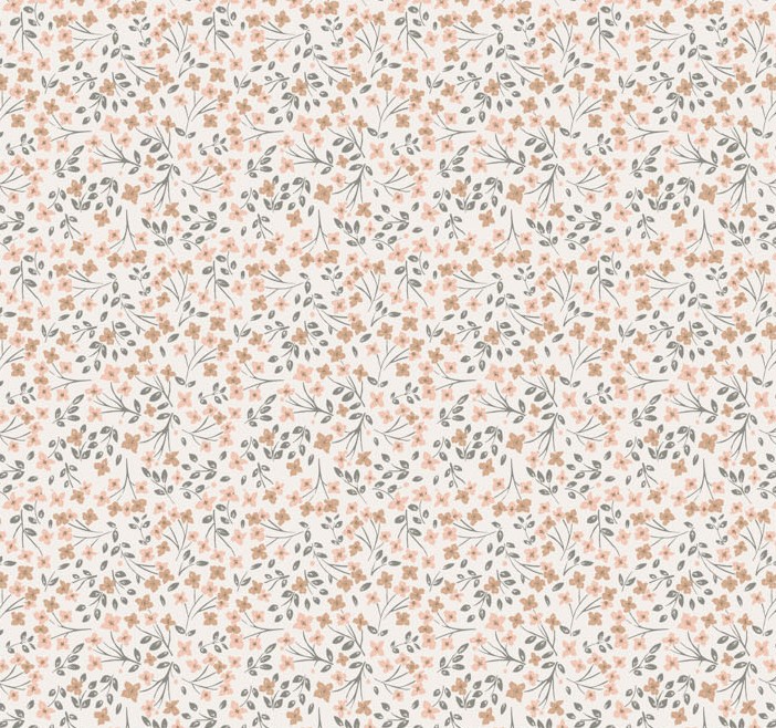 Charmwood Ditsy Floral Cream by Bernadett Urbanovics for Figo Fabrics