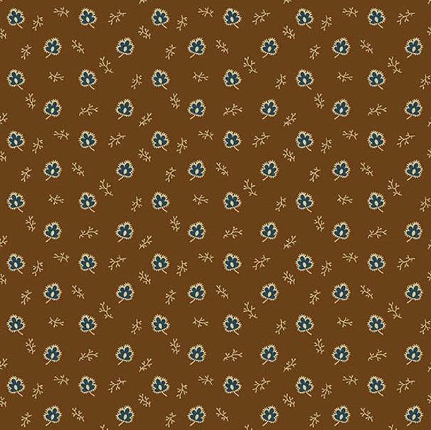 Carolina Acorn Leaf Brown by Jo Morton for Andover Fabrics