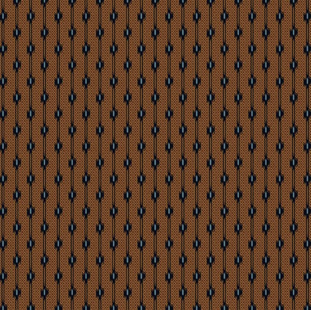 Carolina Dotty Stripe Brown by Jo Morton for Andover Fabrics