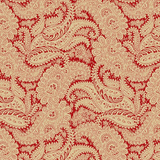 Carolina Broad Damask Red by Jo Morton for Andover Fabrics