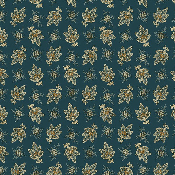 Carolina Falling Fleur Blue by Jo Morton for Andover Fabrics