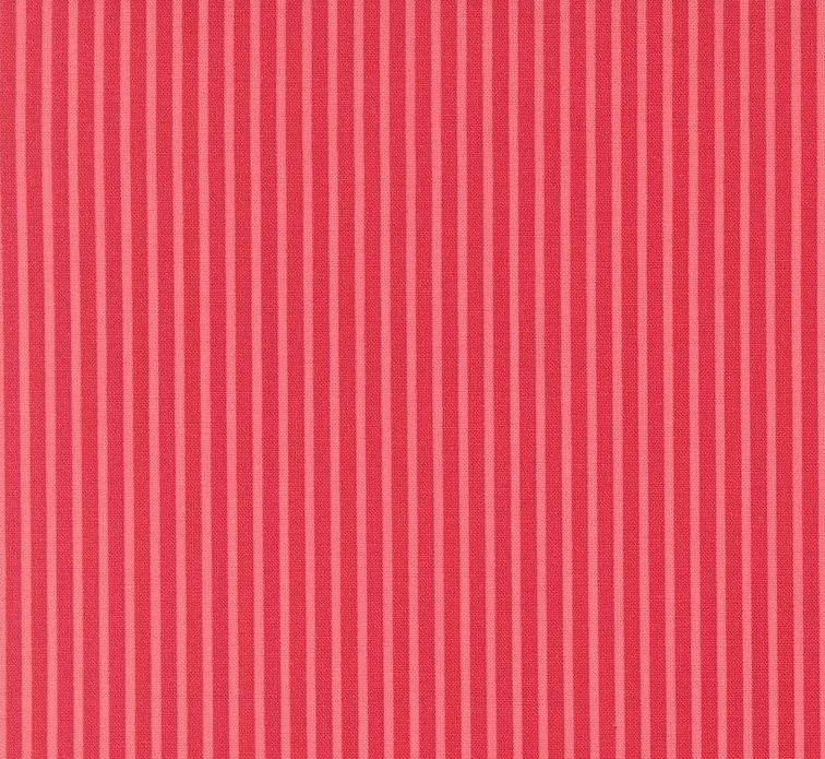 Summertime Simple Stripes Red by Camille Roskelley for Moda Fabrics