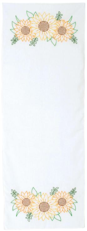 Golden Sunflowers Table Runner from Jack Dempsey