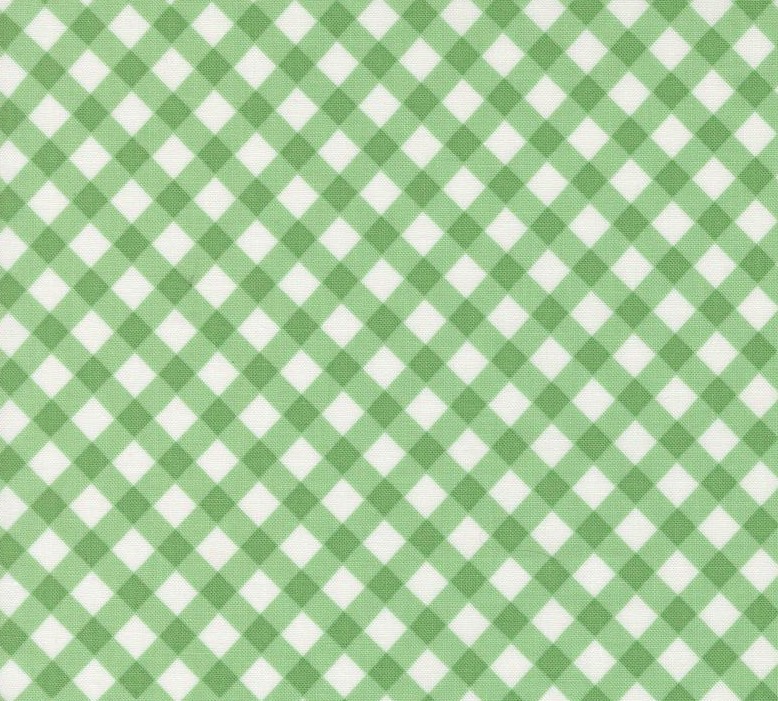 Summertime Picnic Checks Green by Camille Roskelley for Moda Fabrics
