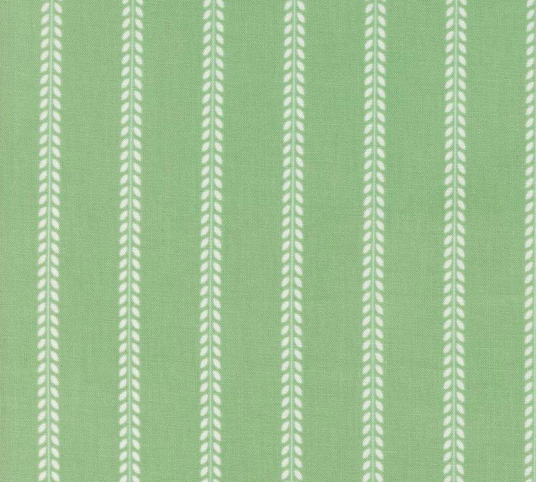 Summertime Beach Towel Stripes Green by Camille Roskelley for Moda Fabrics