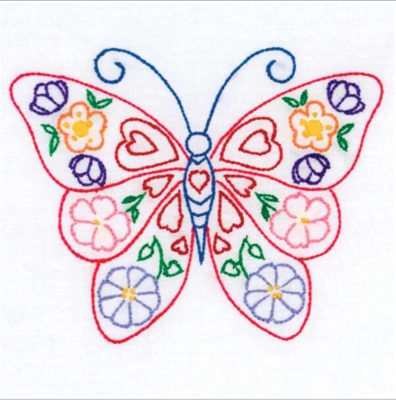 Butterfly 9 Inch Quilt Blocks from Jack Dempsey