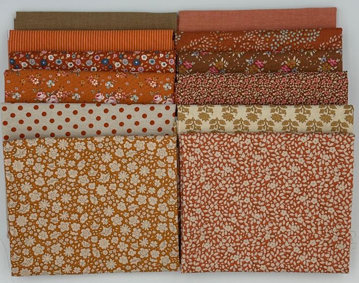 Tilda Orange Fat Quarter Bundle