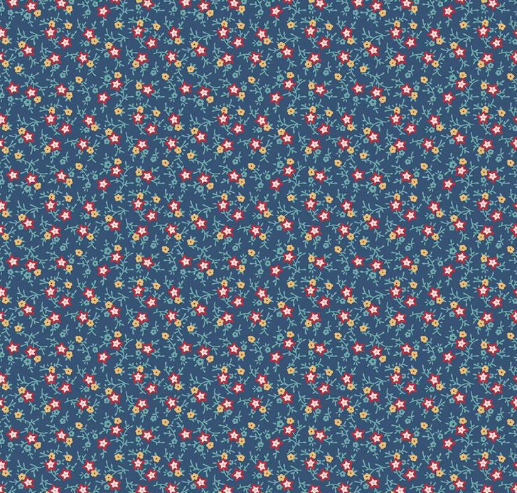 Americana July Dark Denim by Lori Holt for Riley Blake Designs