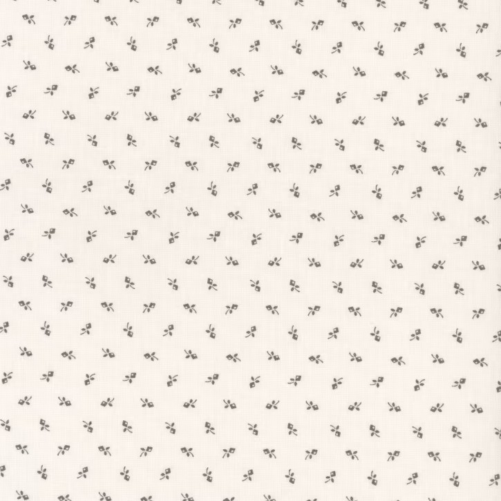 Itty Bitty Background Gatherings Tiny Bud Grey by Primitive Gatherings for Moda Fabrics