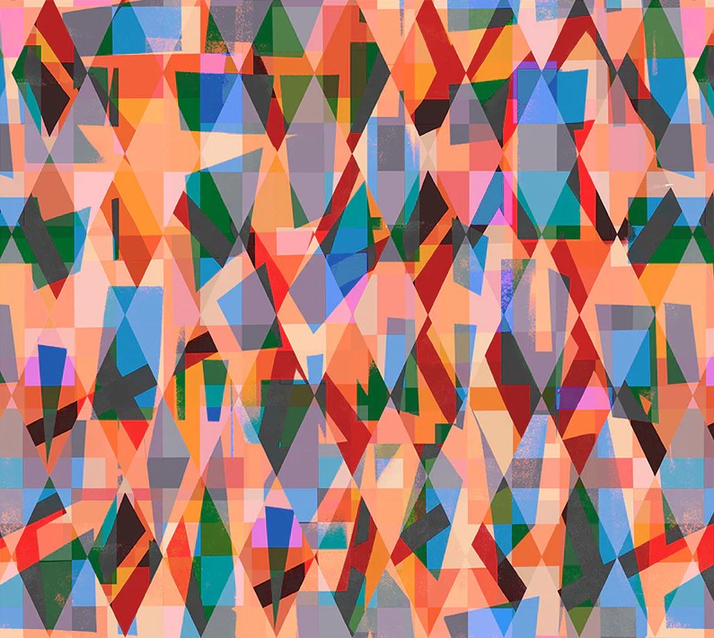 Fur-ever Friends Prism Patch Multi by Gareth Lucas for Windham Fabrics