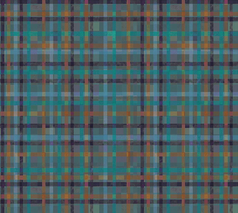 Fur-ever Friends Playful Plaid Slate by Gareth Lucas for Windham Fabrics