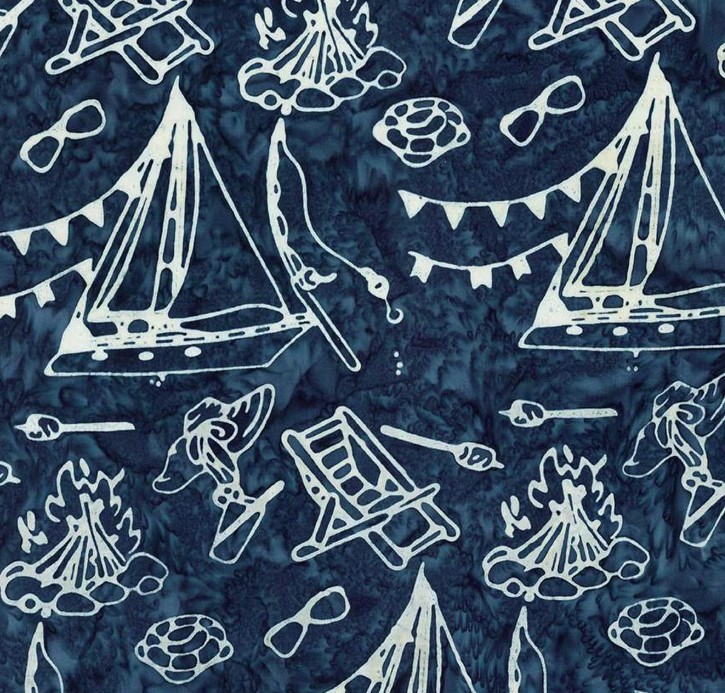 Expressions Batiks Places You'll Go Dark Skies from Riley Blake Designs