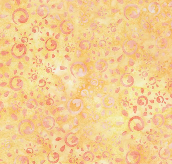 Expressions Batiks Places You'll Go Swirls Peach Cupcake from Riley Blake Designs