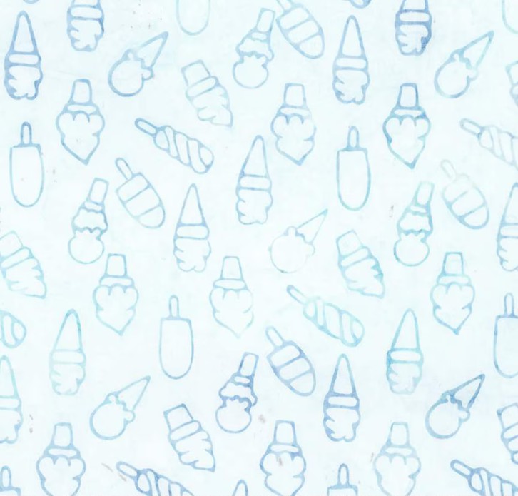 Expressions Batiks Places You'll Go Ice Cream Cones Wisp from Riley Blake Designs