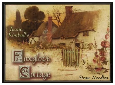 Foxglove Cottage Sampler Straw 4ct