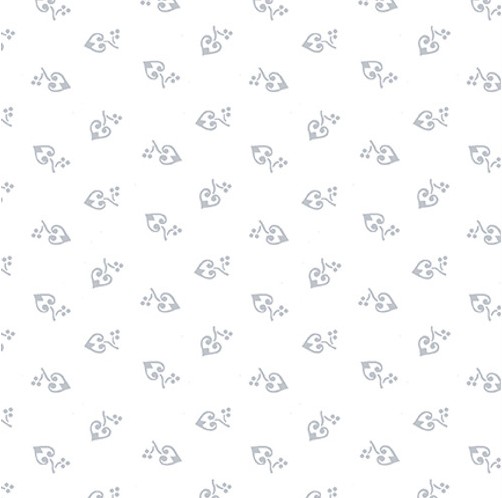 Quilter's Flour VI Curlicue Hearts White on White from Henry Glass Fabrics
