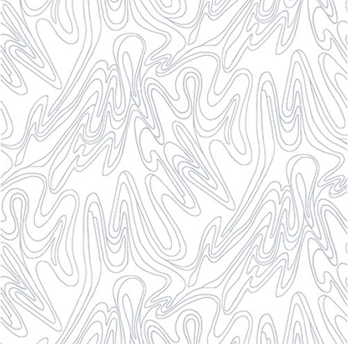 Quilter's Flour VI Scribble Lines White on White from Henry Glass Fabrics