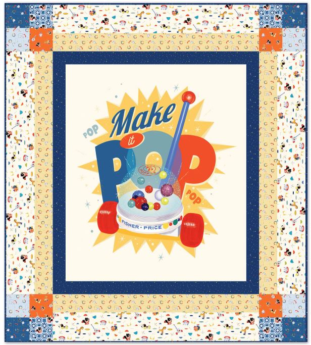 Make It Pop Quilt Kit from Riley Blake