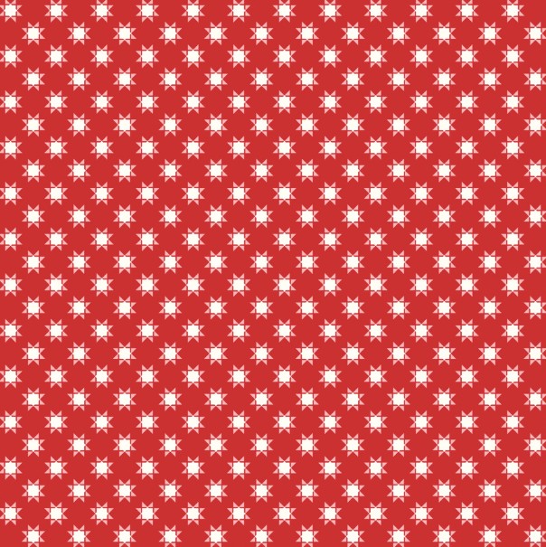 Star-Spangled Beauty Tiny Quilt Stars Red by Kimberbell for Maywood Studio