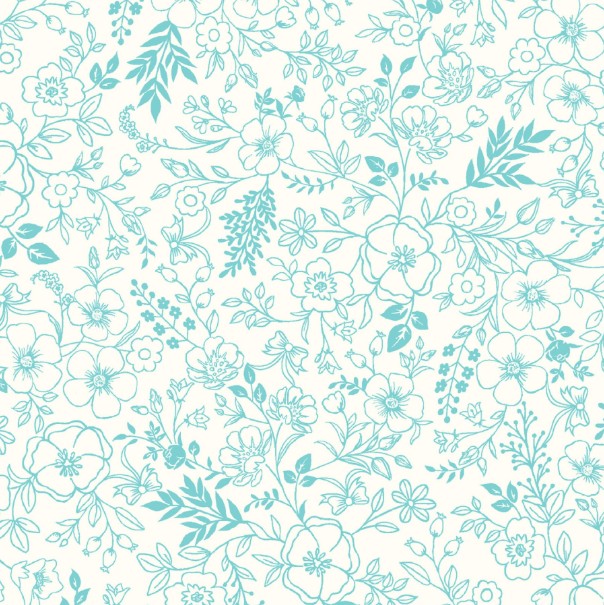 Star-Spangled Beauty Toile Aqua by Kimberbell for Maywood Studio
