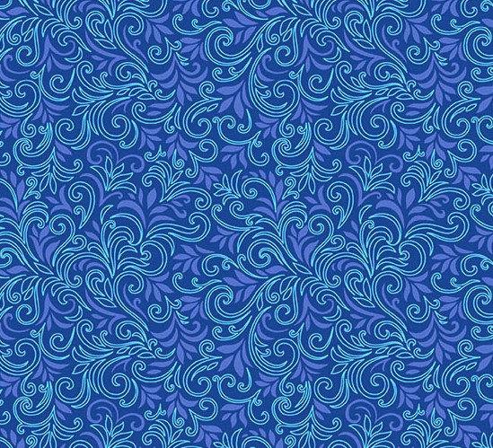 Thousand Steps Splash Azure Skies by Sarah Maxwell for Andover Fabrics