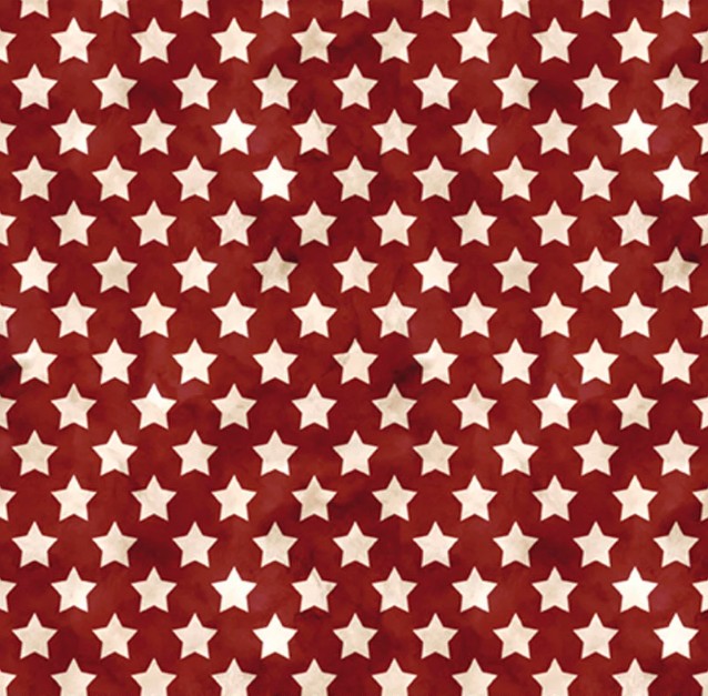 Farmhouse Americana Set Stars Red by Cindy Jacobs for P&B Textiles
