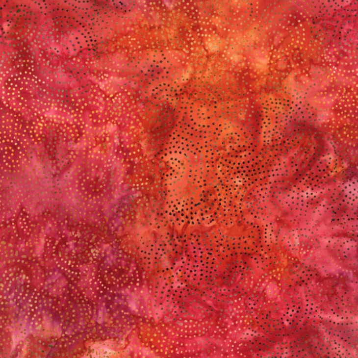 Tonga Batik Forest Floor Cosmic Sky Flame by Wing and a Prayer for Timeless Treasures