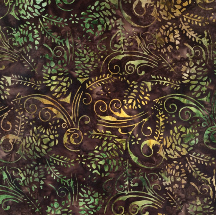 Tonga Batik Forest Floor Pine Cone Forest by Wing and a Prayer for Timeless Treasures