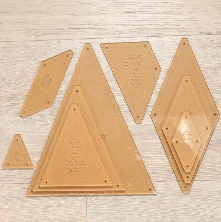 Dahlia Star Template Set