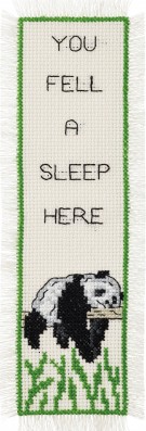 Permin You Fell Asleep Here Bookmark Cross Stitch Kit