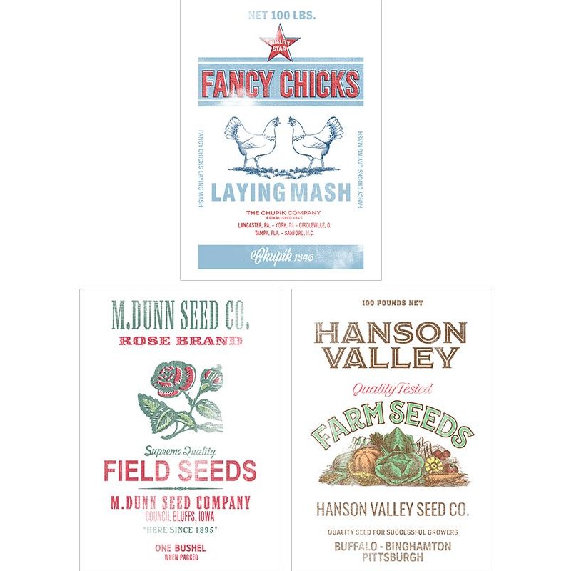 Farm and Garden Towel Set of 3 from Moda Fabrics