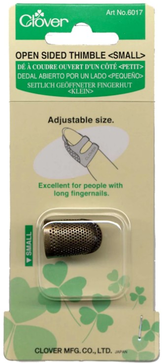 Clover Open Sided Thimble Small