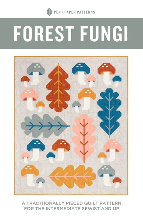 Forest Fungi Quilt Pattern by Lindsey Neill from Pen & Paper Patterns