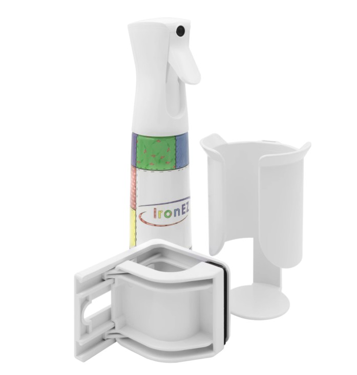 IronEZ Ironing Board Spray Bottle Holder