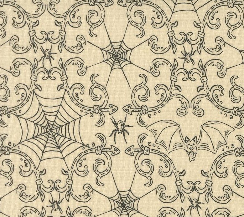 Home Sweet Haunt Rod Iron Halloween Bone by Stacy Iest Hsu for Moda Fabrics
