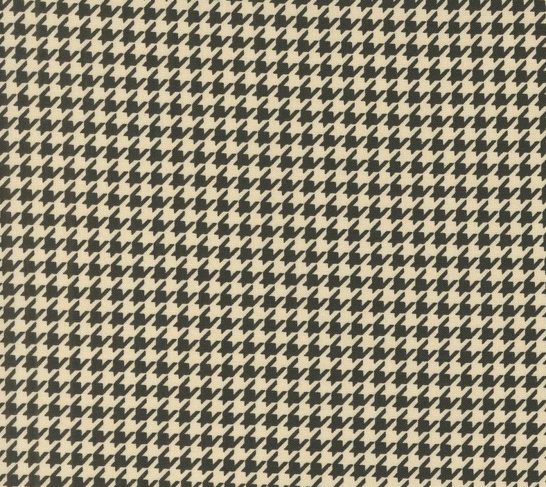 Home Sweet Haunt Hounds Tooth Bone by Stacy Iest Hsu for Moda Fabrics