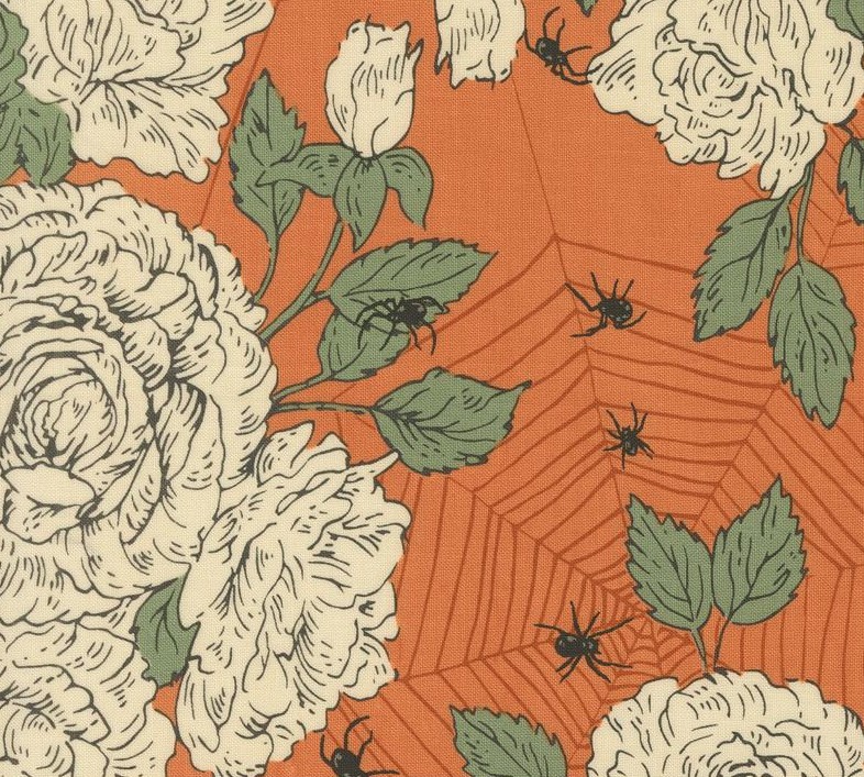 Home Sweet Haunt Haunted Roses Pumpkin by Stacy Iest Hsu for Moda Fabrics