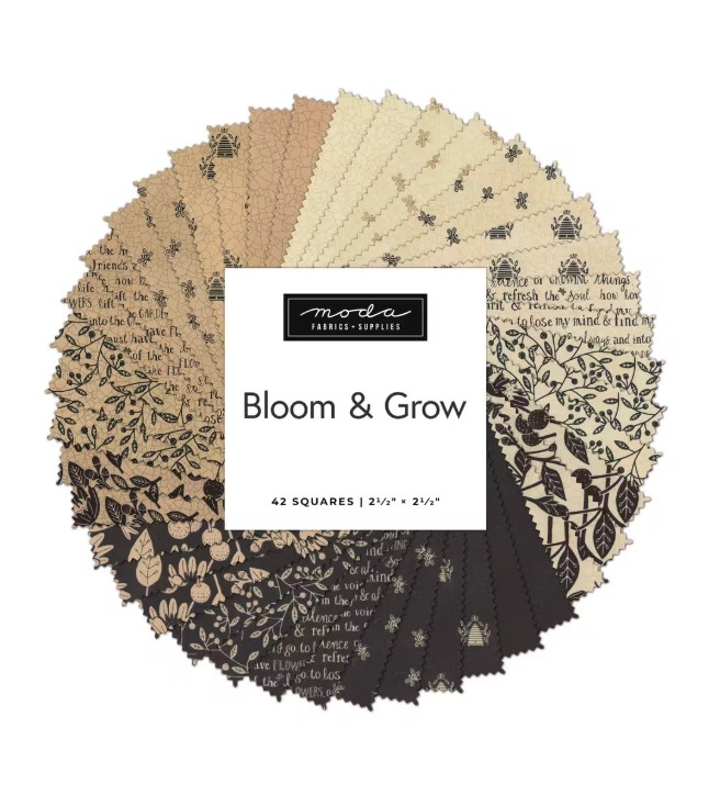 Bloom & Grow Mini Charm Pack by Kathy Schmitz LLC for Moda Fabrics