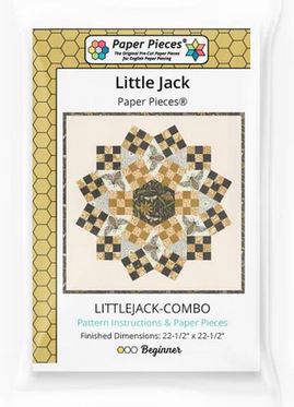 Little Jack English Paper Piecing Kit with Bee Garden by Moda