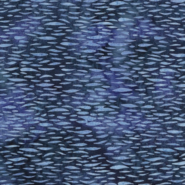 Fall Flair Batik Birch Blue Marine from Island Batik