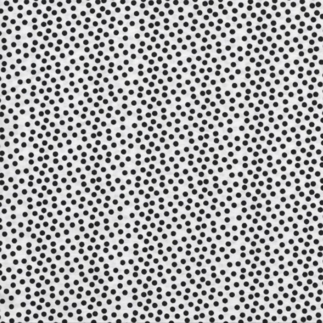 Sea Side Batik Spots Black and White from Island Batik