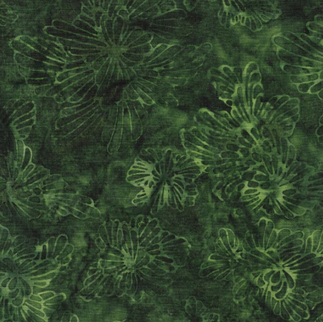 Forest Flora Batik Rebirth Green Grass from Island Batik