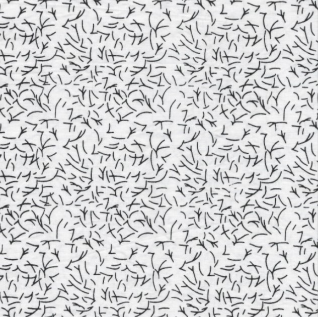 Sea Side Batik Pine Needles White and Black from Island Batik