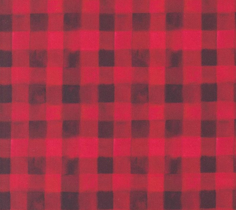Love and Cheer Watercolor Plaid Berry by Amarilys Henderson for Moda Fabrics