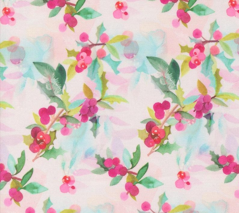 Love and Cheer Holly Lights Snowflake by Amarilys Henderson for Moda Fabrics