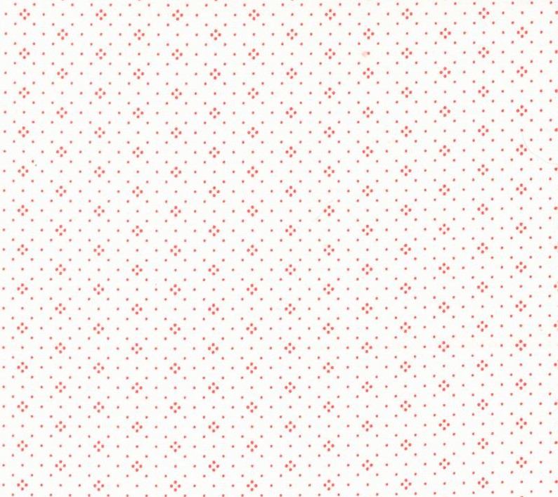 Eyelet Basic Dot Ivory Cherry by Fig Tree Co for Moda Fabrics